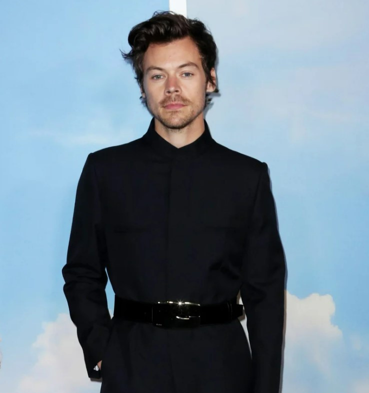 Harry Styles sieht in einem schwarzen Gucci-Anzug bei der Premiere von „My Policeman“ adrett aus
