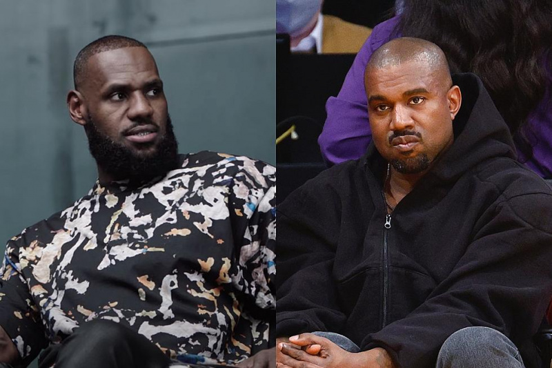 Kanye West의 LeBron James 에피소드에 대한 증오심 표현을 인용하여 Shop 스크랩