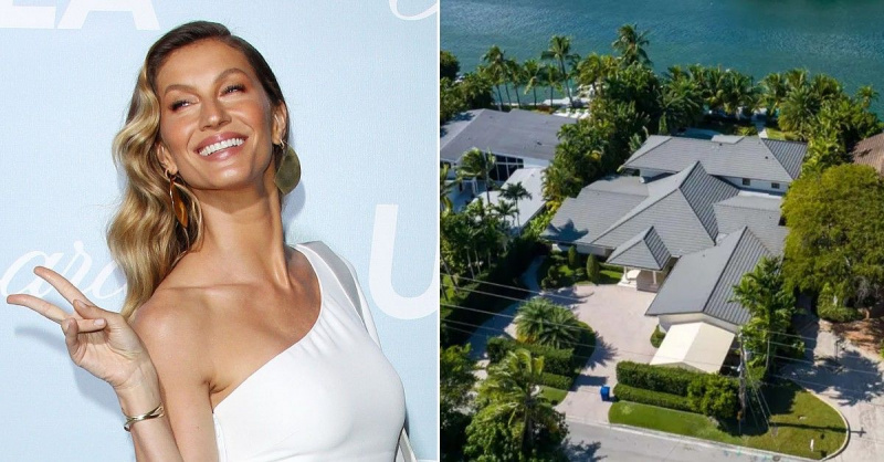 Gisele Bündchen va comprar en secret la mansió de Miami Beach per 11,5 milions de dòlars davant de Tom Brady's Pad