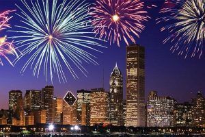 Où regarder le plus grand feu d'artifice du Nouvel An de Chicago ?
