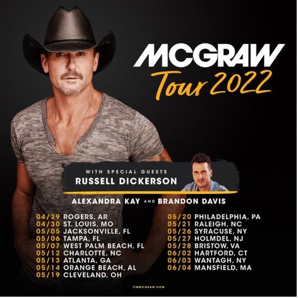 Tim McGraw kündigt „McGraw Tour“ 2022 an: Hier sind alle Details