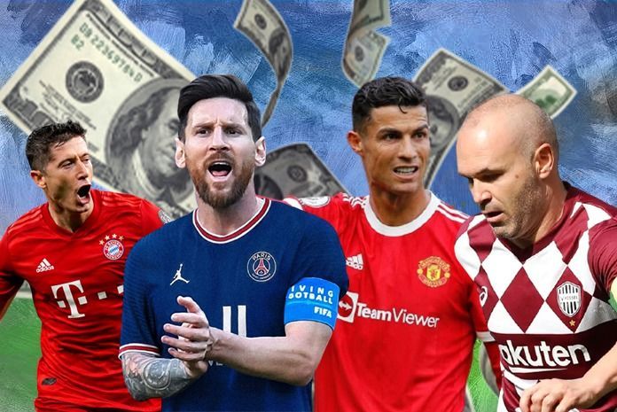 Самые высокооплачиваемые футболисты мира 2021 года