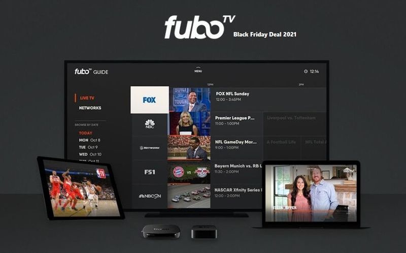 Предложение fuboTV «Черная пятница»: скидка до 60% на все планы