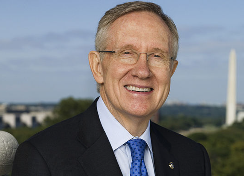 Čisté jmění bývalého vůdce většiny amerického Senátu „Harry Reida“