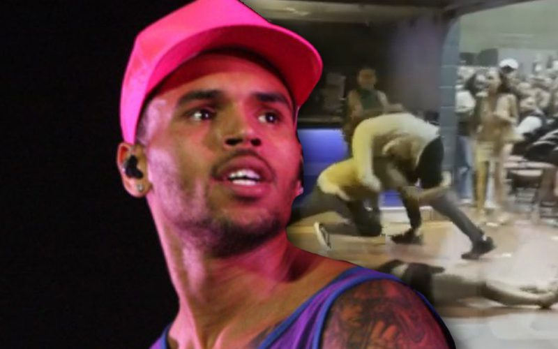 Pelea en concierto de Chris Brown deja inconsciente a fan