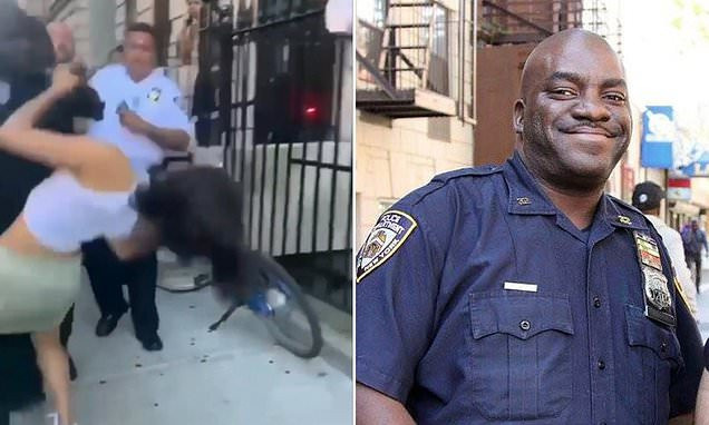 NYPD-betjent slår kvinde under anholdelse af bekendt, se video