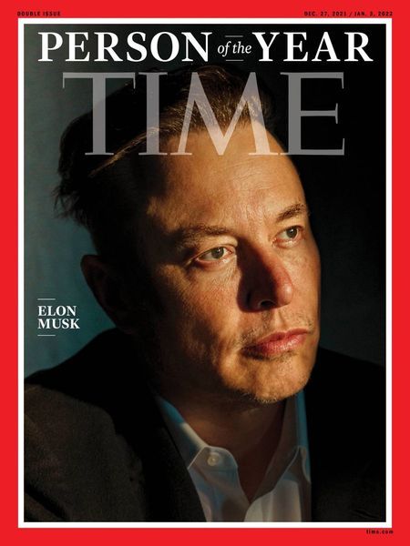 Elon Musk nommé Personnalité de l'année 2021 par Time Magazine