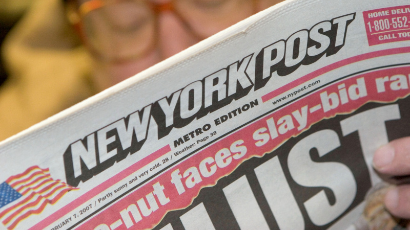 Die Website der New York Post Gehackte, beleidigende und rassistische Beiträge erscheinen auf Twitter