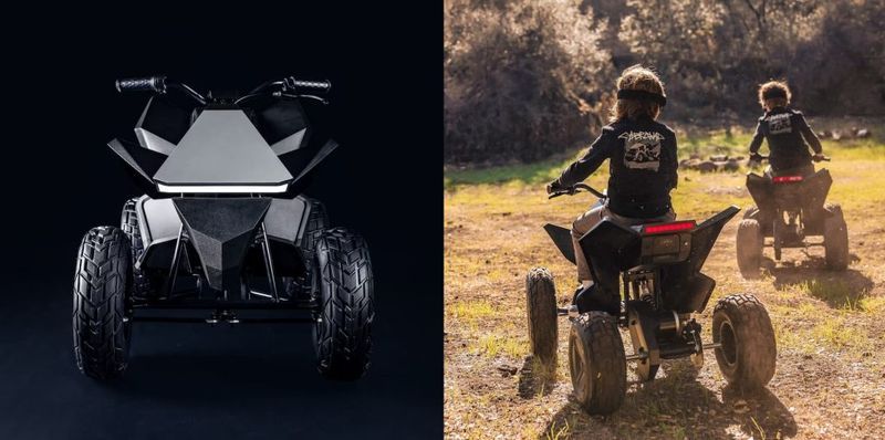 Tesla Cyberquad llançat: un ATV de 1.900 dòlars per a nens